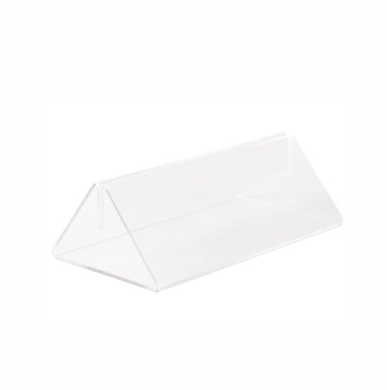 14,8cm - Transparante Menukaarthouder / Acrylglas Houder / Standaard - Type: MZ-148-T
