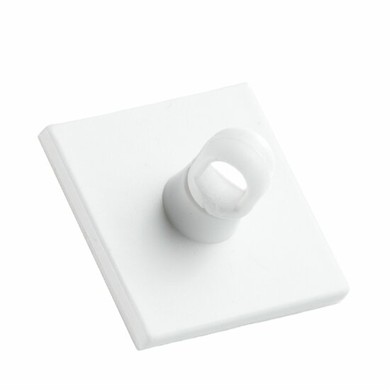 Draaibare Zelfklevende Houder met Bevestigingsoog / Ophangoog / Kleefknop - type PH-8