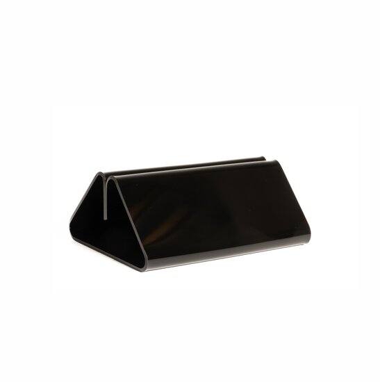 10,5cm - Glanzend Zwarte Menukaarthouder / Houder / Standaard - Type: GZ-105-M