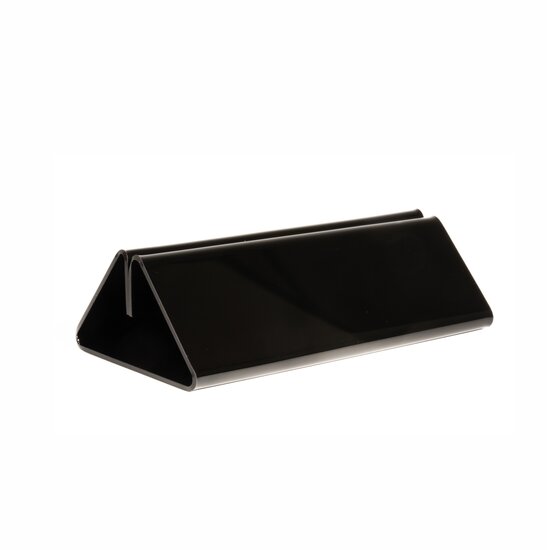 14,8cm - Glanzend Zwarte Menukaarthouder / Houder / Standaard - Type: GZ-148-M