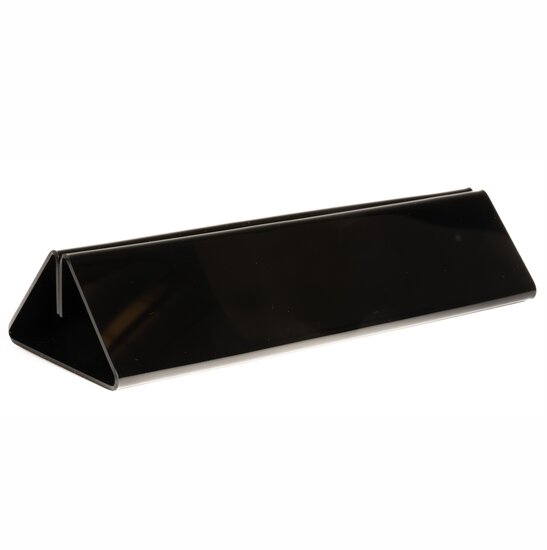 21cm - Glanzend Zwarte Menukaarthouder / Houder / Standaard - Type: GZ-210-M