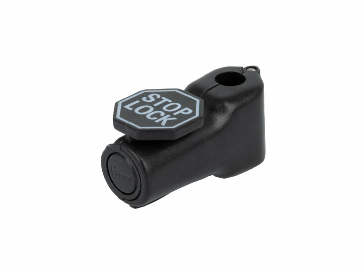 Anti-Diefstal Slot voor Displayhaak / Haakslot voor Dubbele Displayhaken - type: Stop-Lock-Zwart