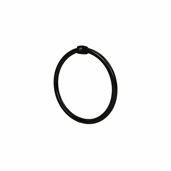 32mm Metalen Scharnierringen / Bindringen / Klikringen - Zwart