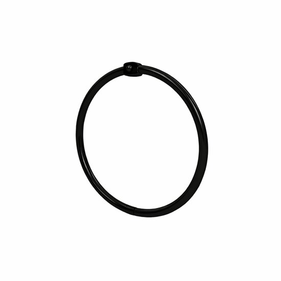50mm Metalen Scharnierringen / Bindringen / Klikringen - Zwart