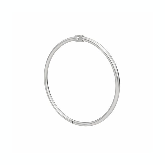 50mm Metalen Scharnierringen / Bindringen / Klikringen - Zilver