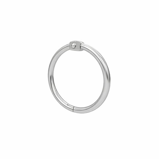25mm Metalen Scharnierringen / Bindringen / Klikringen - Zilver