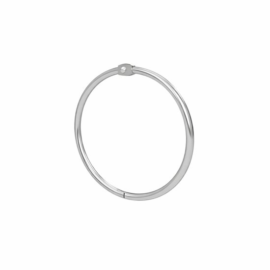 38mm Metalen Scharnierringen / Bindringen / Klikringen - Zilver