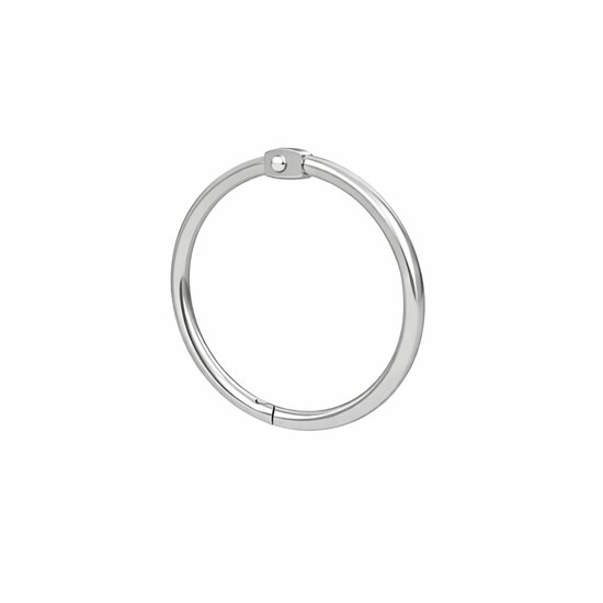 100 stuks - 32mm Metalen Scharnierringen / Bindringen / Klikringen - Zilver