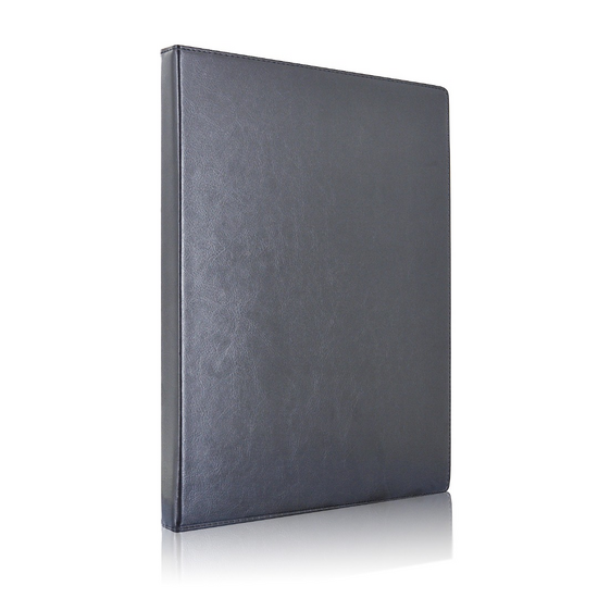 A4 Welkomstmap / Gastenmap met insteekhoezen (uitbreidbaar van 4 tot 40 pagina's) - Type: CL Zwart