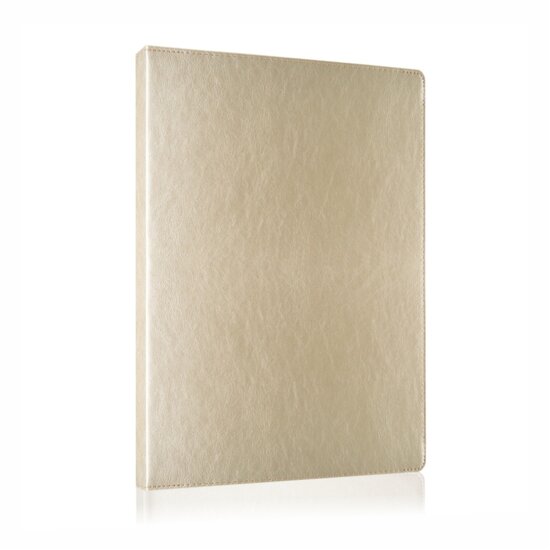 A4 Welkomstmap / Gastenmap met insteekhoezen (uitbreidbaar van 4 tot 40 pagina's) - Type: CL Champagne Goud
