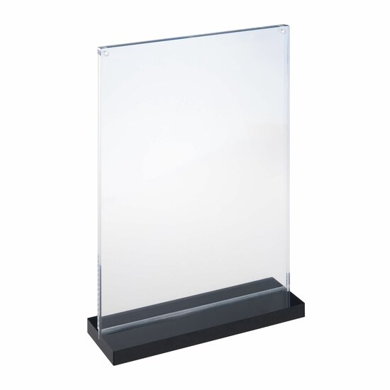 A4 Magnetische T-Standaard / Tafelhouder / Luxe Menukaarthouder - type T-A4-MAG 