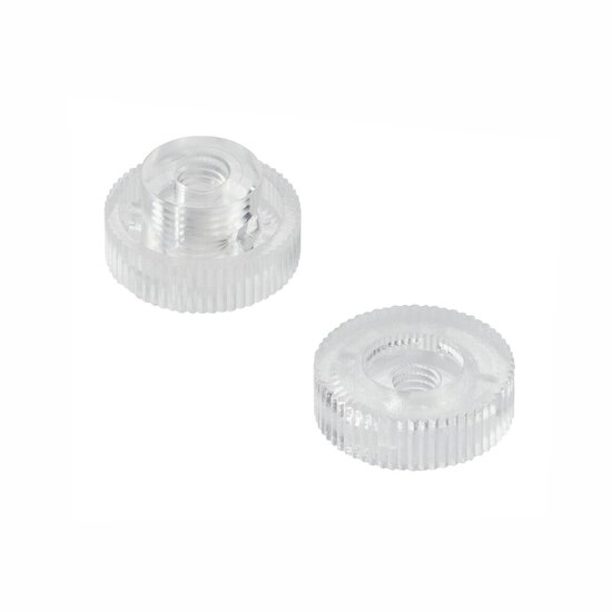 Transparante Kartelmoer / Kunststof M4 Moer