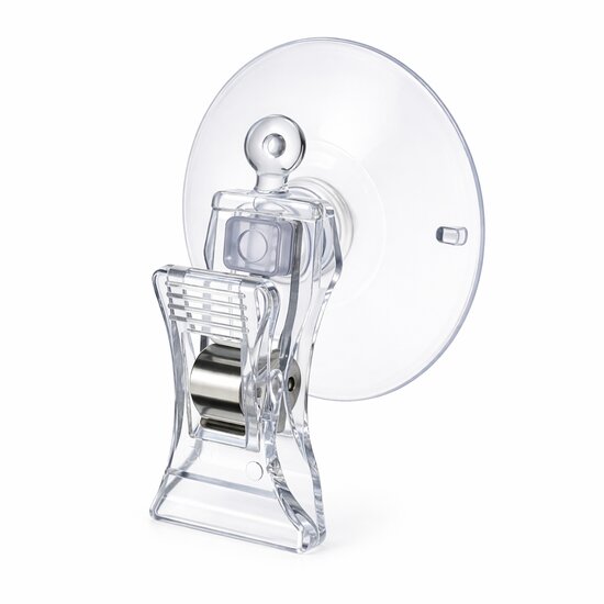 40mm Zuignap met Klem - Transparant - type: GZ-401