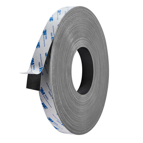 Zelfklevende Magneetband / 25mm Magnetische Tape - Dikte: 2 mm - Breedte: 25mm - Lengte: 30 Meter 