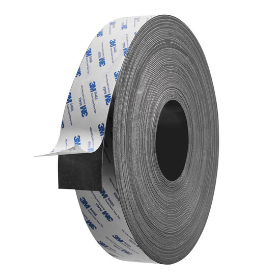 Zelfklevende Magneetband / 50mm Magnetische Tape - Dikte: 2 mm - Breedte: 50mm - Lengte: 30 Meter 