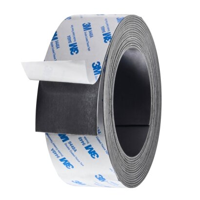 Zelfklevende Magneetband / 50mm Magnetische Tape - Dikte: 2 mm - Breedte: 50mm - Lengte: 5 Meter 