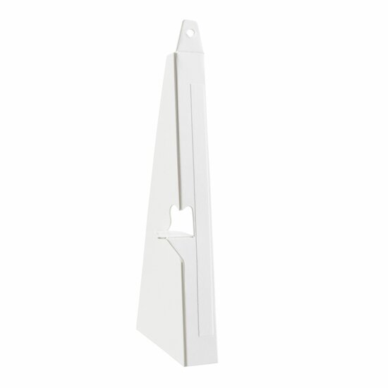 100 stuks - 14 cm (A6) Kartonnen Standaard / Ezel - Wit - Zelfklevend