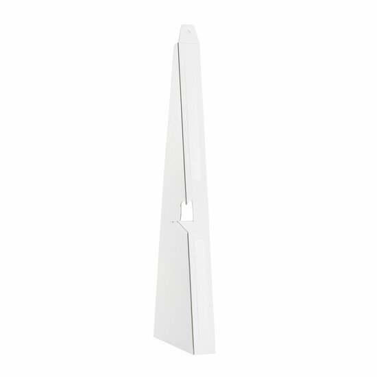 100 stuks - 57 cm (A2) Kartonnen Standaard / Ezel - Wit - Zelfklevend