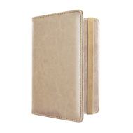 Autopapieren Hoes / 11,7 x 16,5 cm Kentekenbewijs Mapje - D1 - Champagne Goud