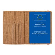 Dierenpaspoort Hoesje / 11,7 x 16,5 cm Houder voor een Europees Dierenpaspoort - D1 - Houtpatroon Bruin