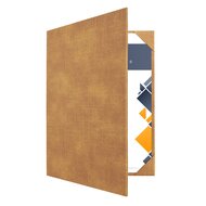 A4 Documentenmap voor 2 pagina's - Jute