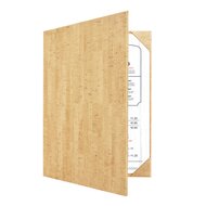 Menumap / Menukaart Mappen - 2x A4 - Licht-Kurk