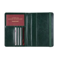 Paspoorthoesje / 11,7 x 16,5 cm Paspoorthouder - D1 - Donkergroen