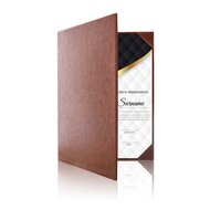 Rapportmap / Diplomamap / Certificaat Mappen - 2x A4 - Donkerbruin