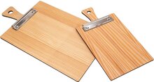 Houten Menu Klembord met Handvat - type HFH-Lariks (geolied)