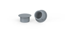 100 stuks - 7mm - Premium Afdekdopjes voor Boorgaten / Ronde Afdichtdop - Zilvergrijs RAL 7001