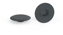 100 stuks - T30 / TX30 - Premium Afdekdopjes / Afdekkap voor Torx schroeven - Antracietgrijs RAL 7016