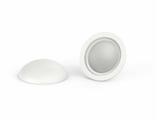 100 stuks - 14,5mm - Afdekkapjes voor schroeven - Glanzend - Zuiver Wit RAL 9010 
