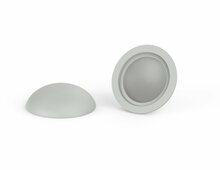 100 stuks - 14,5mm - Afdekkapjes voor schroeven - Glanzend - Lichtgrijs RAL 7035 