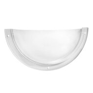 200mm - Bolvormige Acrylglas Product Display / Kwart Bol Wanddisplay - Transparant - type AHKB-200