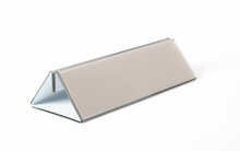 21cm - Zilveren Menukaarthouder / Acrylglas Houder / Standaard - Type: PGZ