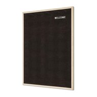 Letterbord met Lichtbruine Lijst - 60 x 80 cm