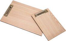Houten (Menu) Klembord / Menukaart Clipboard - type: HFK-Lariks (Onbewerkt)