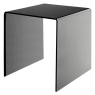 200 x 200 x 200 mm - Acrylglas Productstandaard / U-Houder / Display - Zwart 
