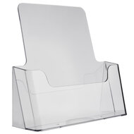 A4 Transparante Tafel Folderhouder / Balie Brochurehouder - Type A4-Transparant