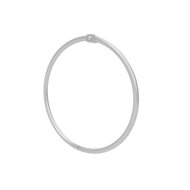 50mm Metalen Scharnierringen / Bindringen / Klikringen - Zilver