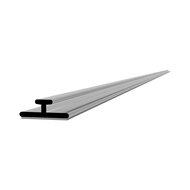 100cm - Zelfklevende T-Rails voor de bevestiging van Schapverdelers - 1,3 cm - Transparant - Type HT-01