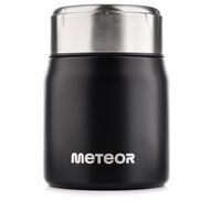 Dubbelwandige Thermo Voedselcontainer - 500 ml - BPA-vrij -  type: Meteor-Black-50