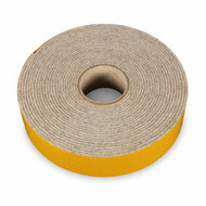 6 Meter - Zelfklevend Vilt / 30mm Plakvilt op Rol - Grijs (gem&ecirc;leerd) - Breedte: 30mm - Dikte: 2 mm