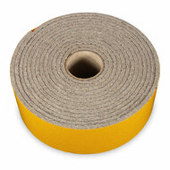 4 Meter - Zelfklevend Vilt / 50mm Plakvilt op Rol - Grijs (gem&ecirc;leerd) - Breedte: 50mm - Dikte: 4 mm