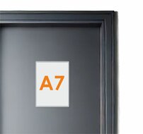 A7 Zelfklevende Insteekhoes - Flexibele Kaarthouder met opening aan de korte zijde 