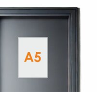 A5 Zelfklevende Insteekhoes - Flexibele Kaarthouder met opening aan de korte zijde 