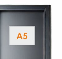 A5 Zelfklevende Insteekhoes - Flexibele Kaarthouder met opening aan de lange zijde 