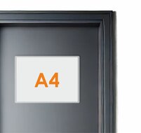 A4 Zelfklevende Insteekhoes - Flexibele Kaarthouder met opening aan de lange zijde 
