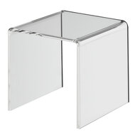100 x 100 x 100 mm - Acrylglas Productstandaard / U-Houder / Display - Transparant 