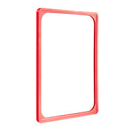 A4 Posterframe - Kunststof Kaartraam - type: LKP-A4-Rood